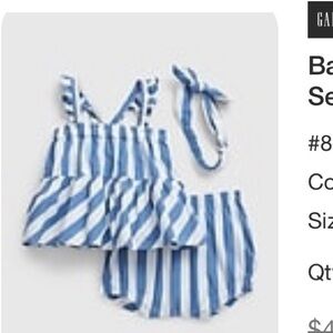 BabyGap Girls Three-Piece Outfit Set NWT